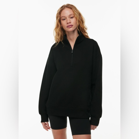TNA (Aritzia) BF 1/4 zip sweater - Picture 6 of 7